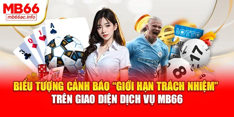 Biểu tượng cảnh báo “Giới hạn trách nhiệm” trên giao diện dịch vụ MB66