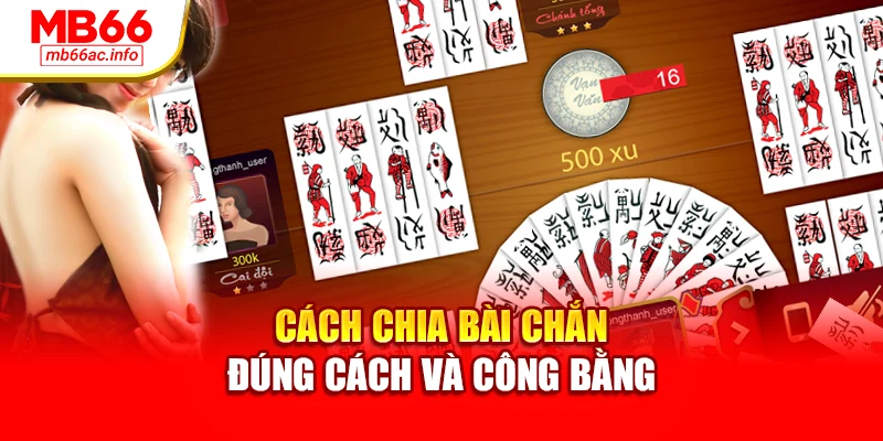 Cách chia bài chắn đúng cách và công bằng